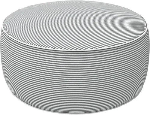 Vista 18 de LVTXIII Otomana inflable para interiores y exteriores, reposapiés redondo, 21 pulgadas de diámetro x 9 pulgadas de alto, todo clima, portátil, Hojas