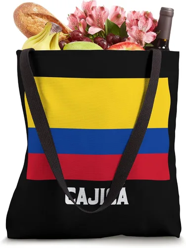 Vista 4 de Cajica Colombia Flag Emblem Escudo Bandera Crest Tote Bag
