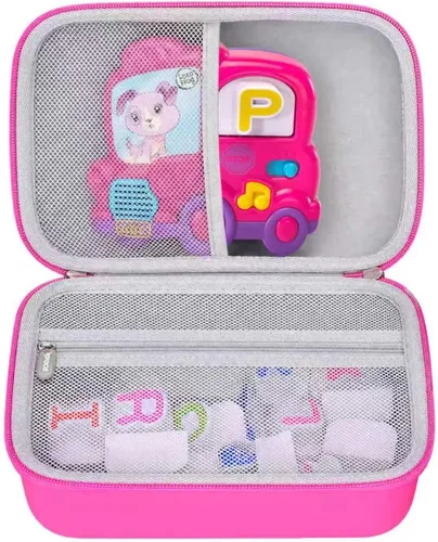 Vista 9 de Aproca - Funda para nevera LeapFrog Phonics, juego de letras magnéticas Cremallera azul-amarilla
