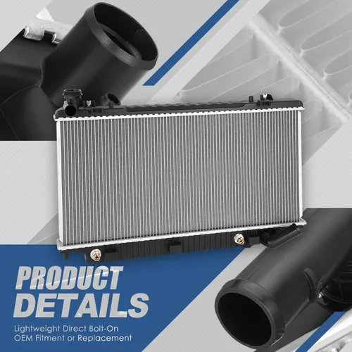 Vista 3 de Auto Dynasty Radiador compatible con Chevrolet Caprice Pontiac G8 2008-2011 6.0L 6.2L, DPI 13044 estilo fábrica 2 filas radiador de refrigeración