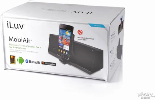 Vista 9 de iLuv iMM377BLK MobiAir - Base de altavoz estéreo Bluetooth para teléfonos inteligentes con carga micro USB, color negro