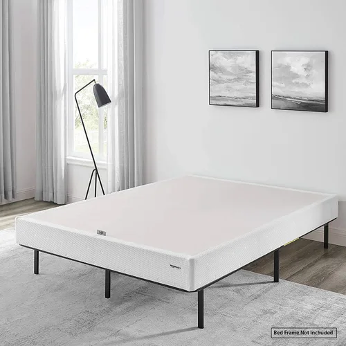 Vista 7 de Amazon Basics Smart Box - Base de cama con somier, base de colchón de 9 pulgadas de altura, fácil montaje, sin herramientas, individual, 74 pulgadas
