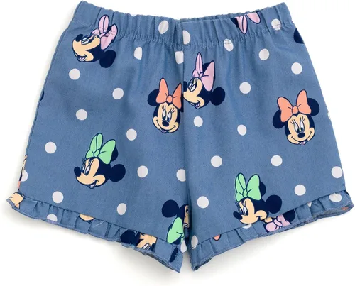 Vista 3 de Disney Minnie Mouse - Conjunto de camiseta y pantalones cortos para niñas pequeñas