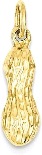 Vista 9 de Collar con dije de maní 3D de oro amarillo de 14 quilates joyería fina para mujer regalos para ella Oro amarillo