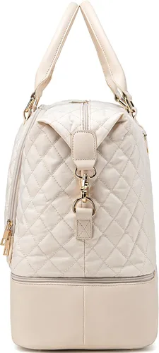 Vista 53 de CAMTOP - Bolsa de viaje de fin de semana para mujer, bolsa de lona con espacio para laptop de15.6 pulgadas
