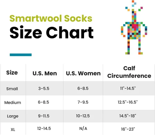 Vista 3 de Smartwool Calcetines de snowboard para mujer de lana merina, sobre la pantorrilla