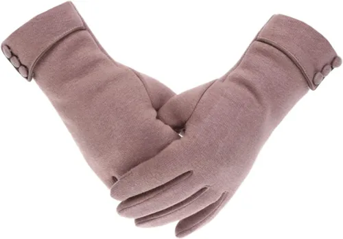 Vista 34 de Tomily - Guantes de forro polar para mujer con pantalla táctil