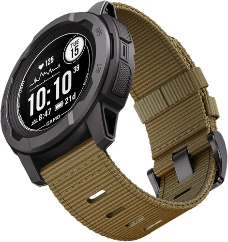 Vista 12 de Correa de repuesto para reloj Garmin Instinct Instinct 3 de 1.772 in, compatible con Garmin Instinct Solar, Tactical, Tide Esports, Sport Outdoor