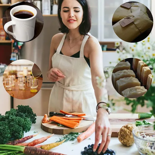 Vista 5 de Báscula de Alimentos 22lb Peso en Gramos, Básculas Digitales de Cocina y Onzas para Cocinar, Hornear