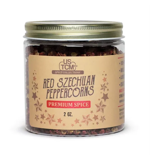 Vista 5 de USTCM Granos de pimienta Szechuan rojos enteros Premium Spice 100% natural (1 oz)