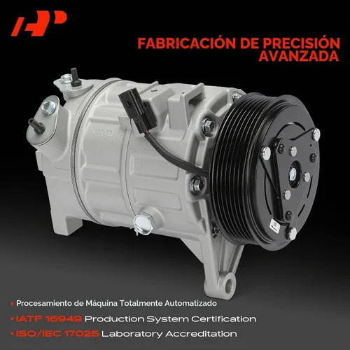Vista 3 de A-Premium Compresor de aire acondicionado AC con embrague
