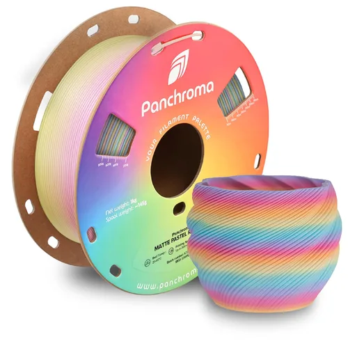 Vista 42 de Polymaker Panchroma - Filamento PLA mate de 0.07 in, 2.2 lbs, madera de Madera mate de doble degradado