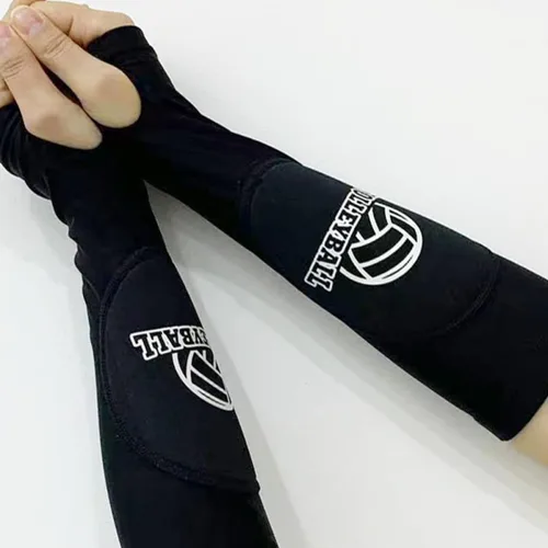 Vista 7 de 1 par de codos acolchados protectores de brazo deportivos para voleibol y baloncesto, soporte de compresión, almohadillas protectoras para brazos