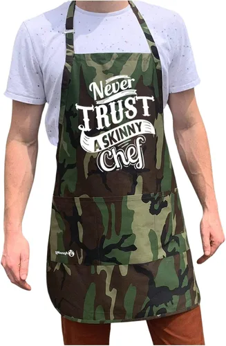 Vista 2 de ApronMen, Skinny Chef BBQ Grill Adjustable Apron for Men, One