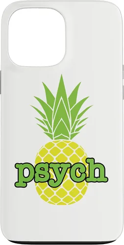 Vista 24 de Funda blanca para iPhone 16 Psych Pineapple Fruit