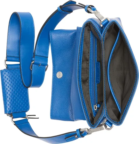 Vista 4 de Calvin Klein Cromo Organizacional 2 en 1 Flap Crossbody