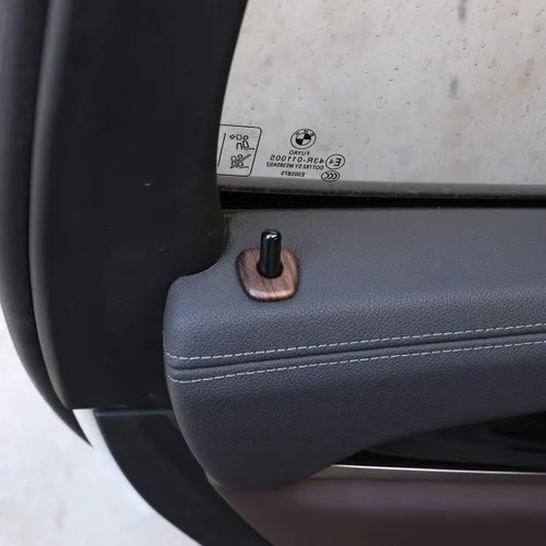 Vista 5 de 4 unids ABS plástico para BMW X3 X4 G01 G02 2018-2020 puerta cerradura cubierta Trim Accesorios