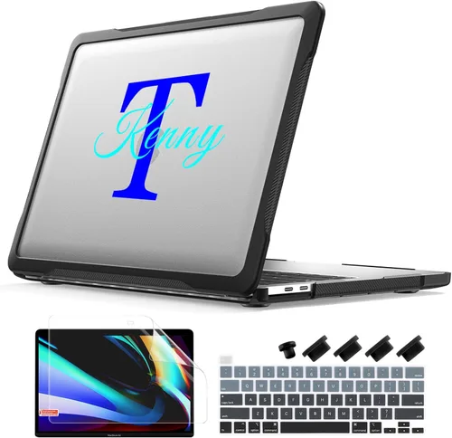 Vista 13 de Batianda Funda 4 en 1 Ultimate para MacBook Pro de 13 pulgadas 2022 2020 modelo A2338 M2 M1 Chip A2251 – Carcasa de armadura resistente translúcida
