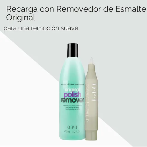 Vista 8 de Lápiz corrector OPI para uñas recargable, 0,13 onzas líquidas