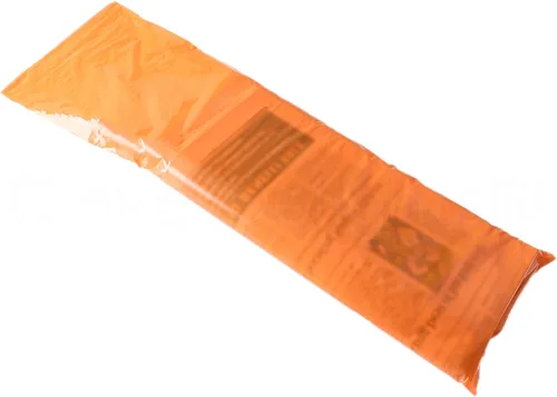 Vista 2 de CleverDelights Bolsas de periódico naranja - 7.5" x 21" - Paquete de 500