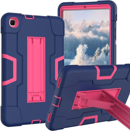 Vista 11 de Funda para Samsung Galaxy Tab A 8.4 2020, resistente policarbonato duro de silicona suave a prueba de golpes, resistente funda protectora de alto