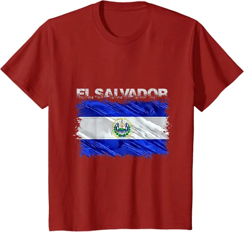 Vista 69 de Camiseta El Salvador, Negro