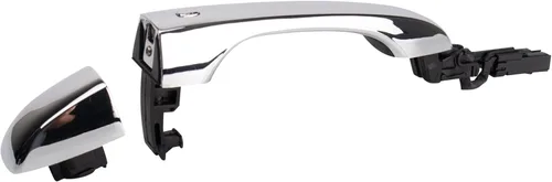 Vista 6 de TRQ Manija de puerta exterior delantera derecha cromada para el lado del pasajero compatible con Chrysler 300 Dodge Journey 2011-2020