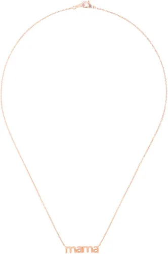 Vista 2 de RIAH FASHION Collar delicado con dije de letra con mensaje Colgante de cadena con cita inspiradora, joyería para mamá, mamá, día de la madre