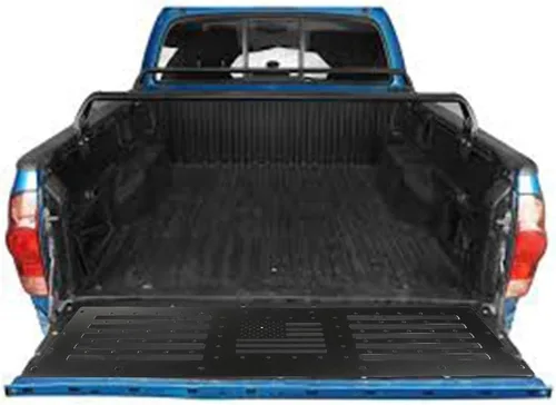 Vista 2 de G-PLUS Tabla de Placa de Almacenamiento, Compatible con Modelos de Puerta Trasera de Toyota Tacoma 2005-2015 (2ª Gen) Placa de Acero de Refuerzo