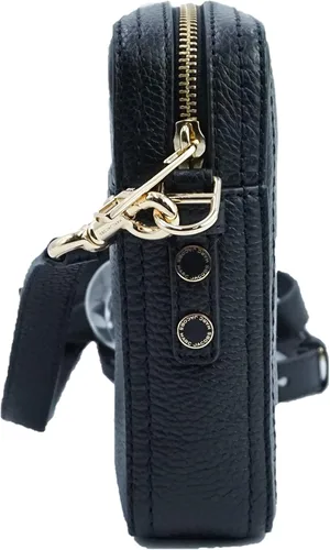 Vista 2 de Marc Jacobs H131L01RE21-001 - Bolso bandolera de piel del norte del sur negro con herrajes dorados para mujer, Negro
