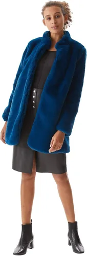 Vista 4 de Molemsx Abrigo de piel sintética de lujo para mujer, chaqueta cálida de invierno