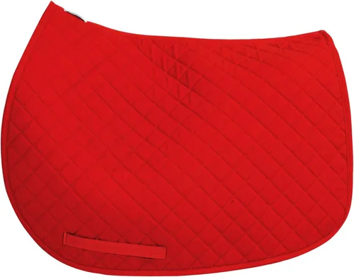 Vista 9 de TuffRider Basic Pony Saddle Pad – Diamond Quilted, Flannel Lined, Breathable Schooling Pad for Horses