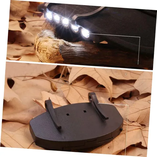 Vista 6 de 5 linternas de faro de sombrero duro, linternas para cabeza, linternas de sombrero con clip en LED giratorio, luz de casquillo giratorio, accesorios