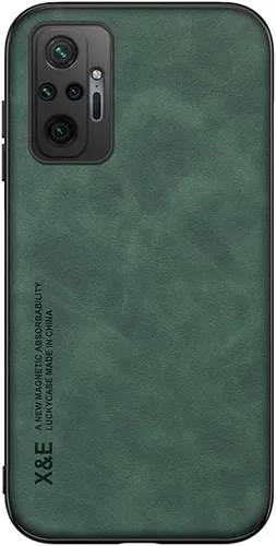 Vista 6 de Kepuch Silklike - Funda para Redmi Note 10 Pro/Pro Max - Cubierta de parachoques con placa de metal incorporada para Redmi Note 10 Pro/Pro Max