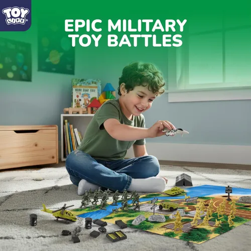 Vista 2 de TOY Life Conjunto de Juego de Soldados del Ejército - Figuras de Acción de Soldados del Ejército, Soldados de Juguete para Niños, Conjunto de Juego
