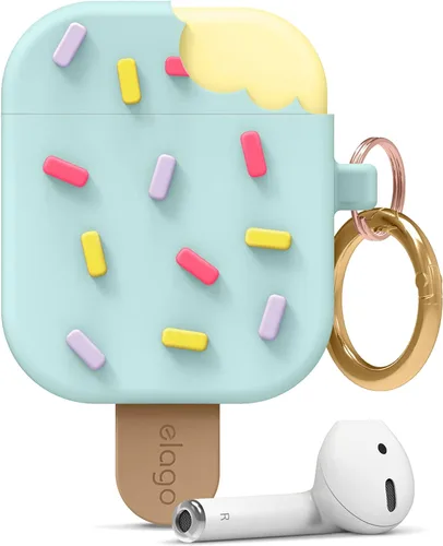 Vista 11 de Elago - Funda para AirPods con llavero para AirPods 2 y 1