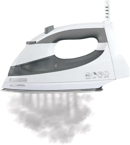 Vista 2 de Black & Decker F976 - Plancha rápida con tecnología Smart Steam, color blanco y plateado