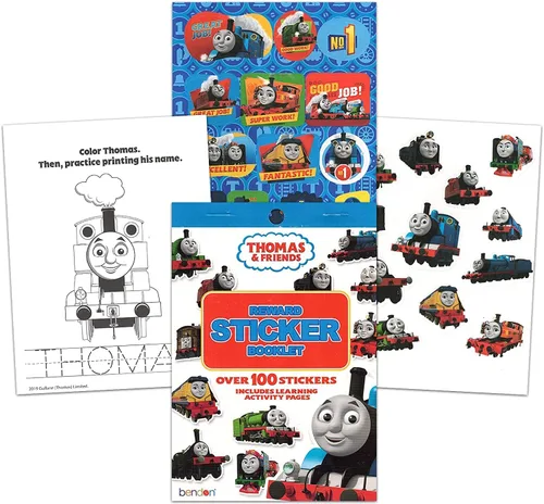 Vista 3 de Thomas The Train Imagine - Juego de libro de tinta y libro de calcomanías