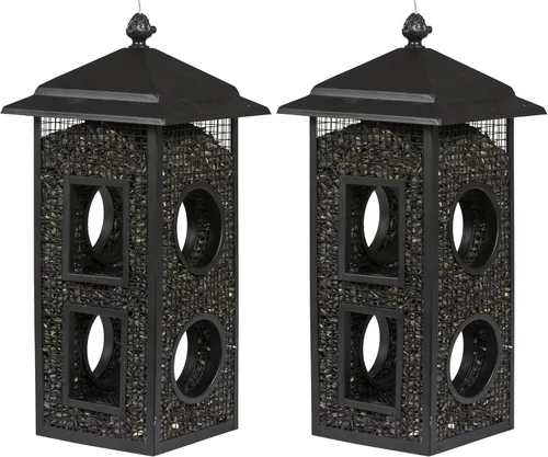 Vista 8 de Perky-Pet Comedero para pájaros silvestres Fly-Thru, capacidad de semillas