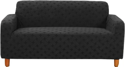 Vista 33 de Fundas elásticas para sofá de 1/2/3/4 plazas, funda para sofá biplaza/sillón, funda de sofá modular en forma de L, protector universal de muebles