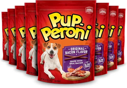 Vista 30 de Pup-Peroni Prime Rib - Golosinas para perros con sabor a costilla, bolsa de 38 onzas (paquete de 4)