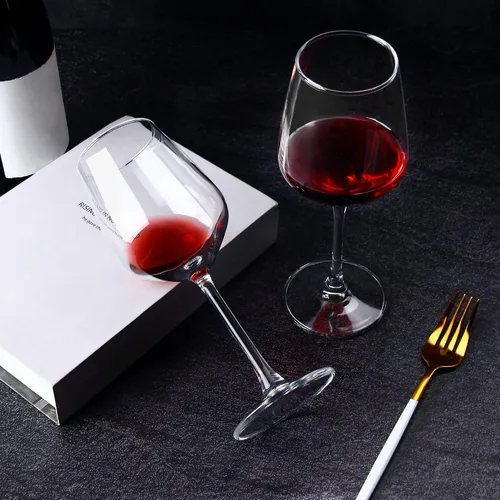 Vista 5 de Juego de 6 copas de vino, 12 onzas, duraderas, para bodas, fiestas, lavavajillas