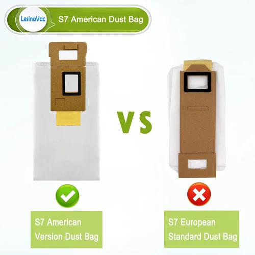 Vista 3 de Paquete de 12 bolsas de polvo – S7 compatibles con aspiradora Roborock S7+, gran capacidad de 3 L, base de vacío automático