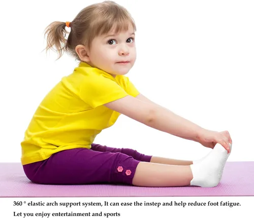 Vista 4 de Dicry Calcetines de tobillo antideslizantes para bebés y niños pequeños