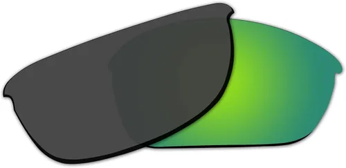Vista 4 de Reemplazo Verde Esmeralda Lentes polarizadas para Oakley Half Jacket 2.0