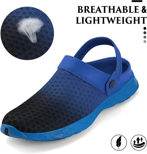 Vista 2 de SAGUARO - Zapatos de jardín de secado rápido para hombre y mujer, zuecos ligeros de jardinería, sandalias de agua para deportes. uso en exteriores