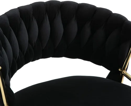 Vista 6 de Juego de 2 taburetes de bar giratorios de 360° con respaldo alto, silla de bar de terciopelo ajustable moderna de altura de mostrador, taburete