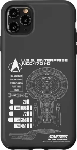 Vista 13 de Star Trek: The Next Generation U.S.S. Enterprise NCC-1701-0 Case for iPhone 17
