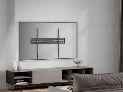 Vista 10 de Superior Electronics - Soporte fijo para TV de pared de 60" a 100" (extra delgado), negro con nivel incluido - SUPSTV007