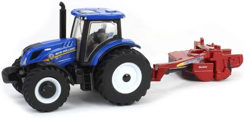Vista 2 de 1/64 New Holland T6.175 MFD con acondicionador cortacésped H7230